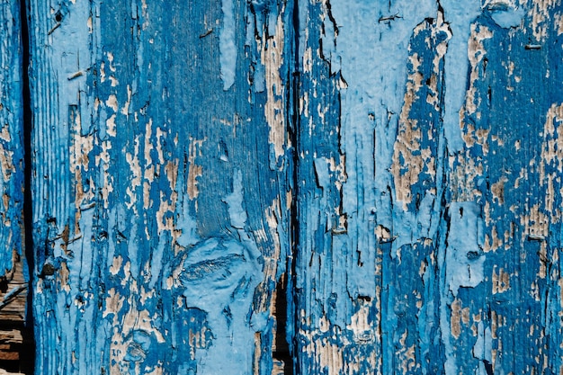 Vieux fond en bois bleu