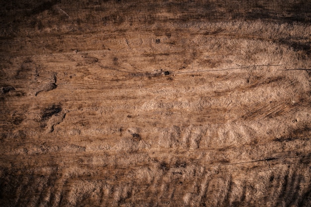 Vieux fond en bois texturé sombre grunge, La surface de la vieille texture en bois brun