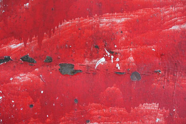 Vieux fond de fer rouge rouillé Peinture écaillée