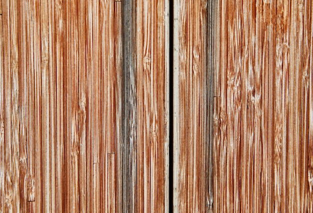 Vieux fond grunge vintage marron fait de planches de bois verticales
