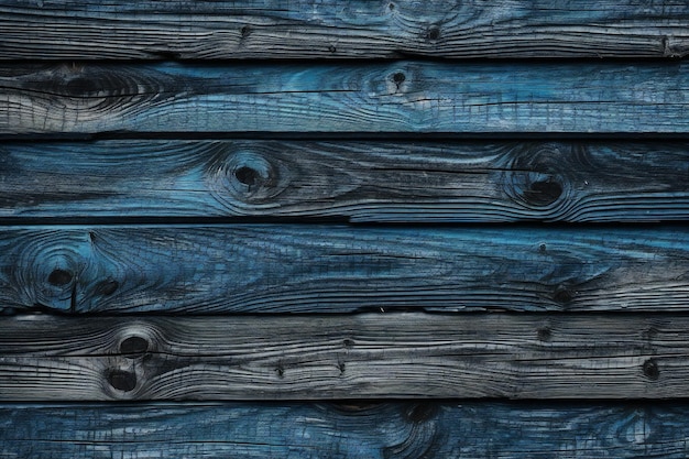 Vieux fond de mur en bois peint bleu ou texture Résumé fond pour la conception