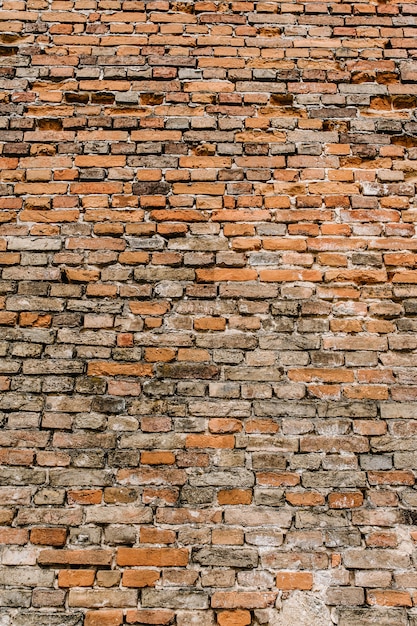 Vieux fond de mur de brique brune