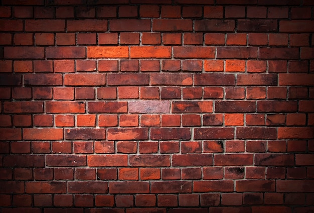 Vieux fond de mur de brique