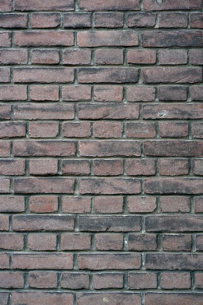 Vieux fond de mur de briques rouges