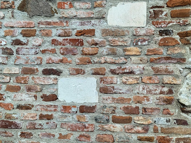 Vieux fond de mur de briques Texture de mur de briques