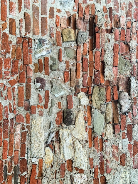 Vieux fond de mur de briques Texture de mur de briques