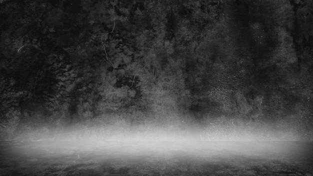 Vieux fond noir. Texture grunge. Fond d'écran sombre. Béton de tableau noir