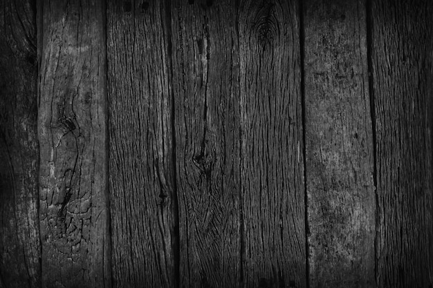 Vieux fond de texture en bois noir.