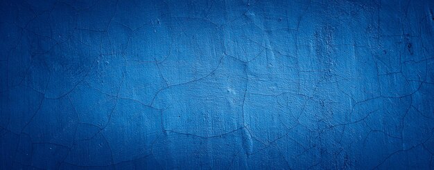 vieux fond de texture de mur de béton de ciment abstrait bleu