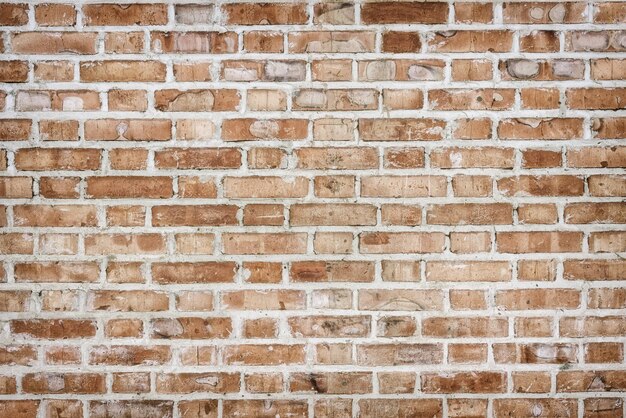 Photo vieux fond de texture de mur de brique rouge maçonnerie