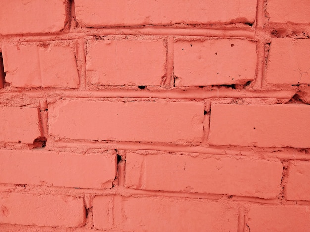 Photo vieux fond de texture de mur de briques rouges