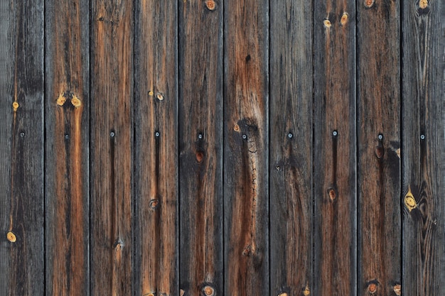 Vieux fond de texture de planches de bois brun