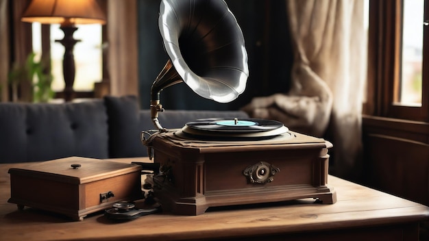 vieux gramophone