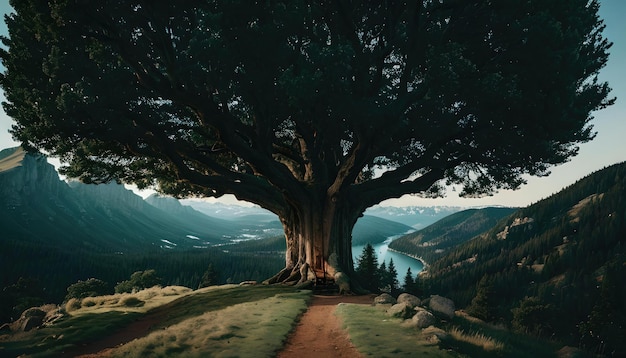 Vieux grand arbre