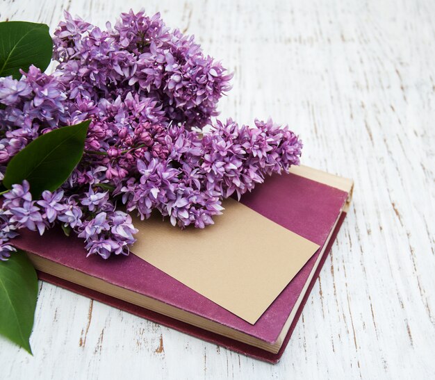 Vieux lilas et fleurs