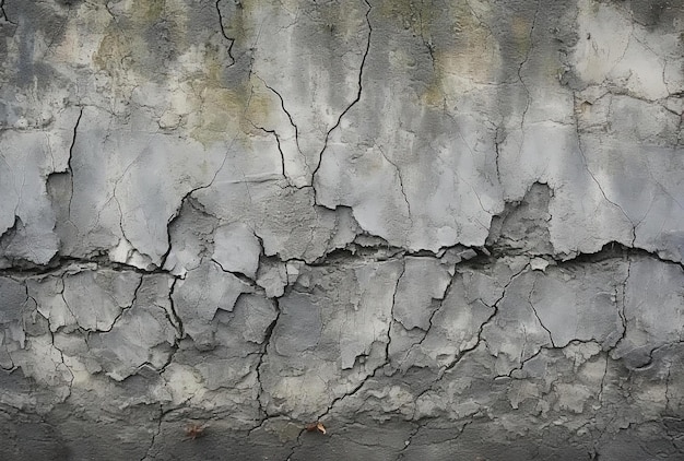 un vieux mur de béton se fissure sous le w de l'eau dans le style de veines de résine striées