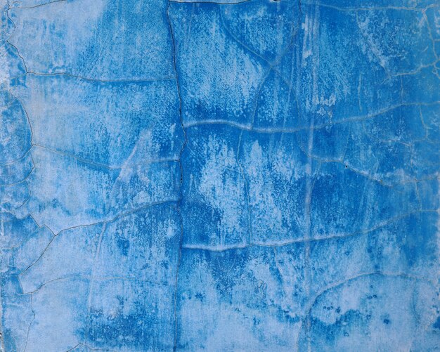 Vieux mur bleu abstrait