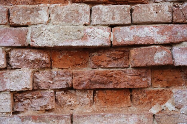 vieux mur de brique rouge