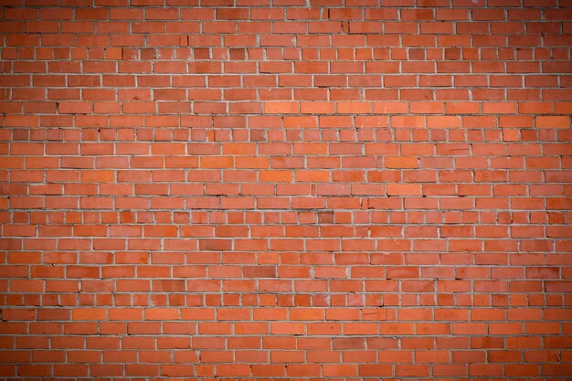 Photo vieux mur de briques rouges à l'arrière-plan large panorama de maçonnerie 3