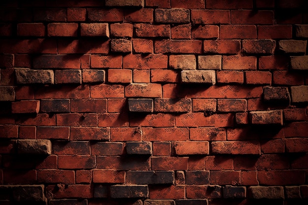 Vieux mur de briques rouges texture et arrière-plan