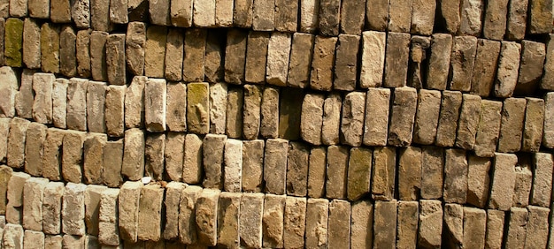 vieux mur de briques texturées