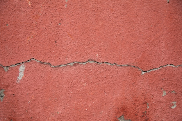 Vieux mur rouge se bouchent