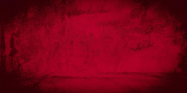 Vieux mur texture ciment noir rouge fond abstrait couleur foncée conception sont légers avec fond dégradé blanc