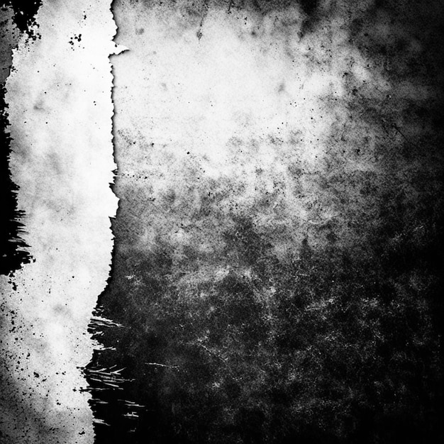 Vieux papier texture noir et blanc grattage rugueux mur de béton fond abstrait
