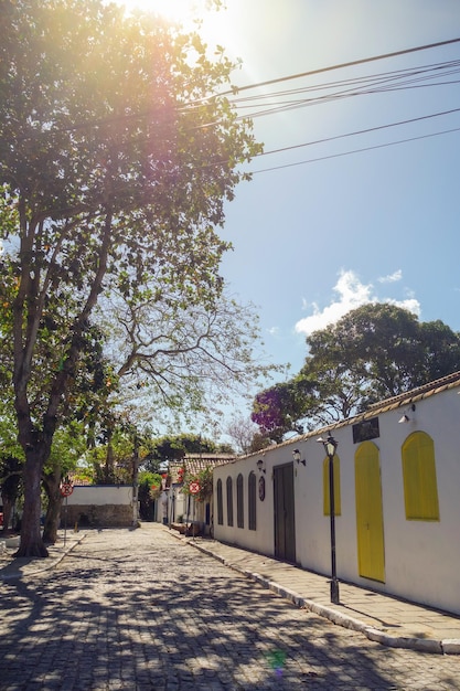 vieux quartier de Passagem au centre-ville de Cabo Frio, Brésil. Architecture ancienne
