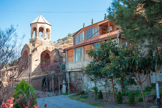 Vieux quartier de la ville de Tbilissi, pays de Géorgie
