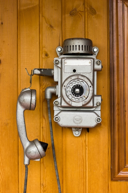 Vieux téléphone, rétro, vieux téléphone