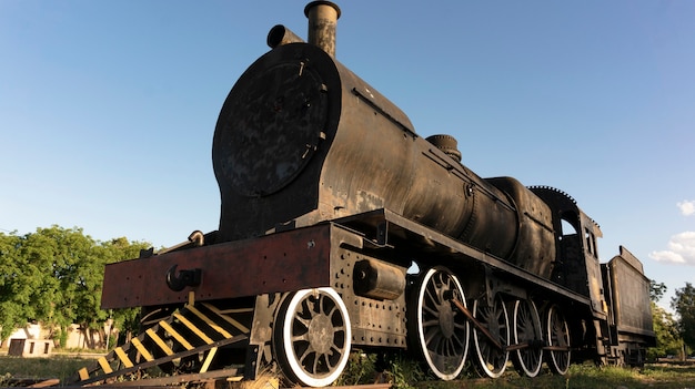 Vieux train à vapeur - abandonnéS