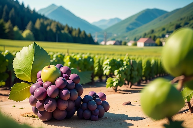 Vignoble vignes vin vin fruits fond d'écran fond bel environnement paysage