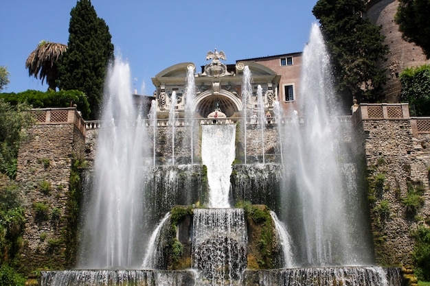 Photo villa d'este à tivoli, italie