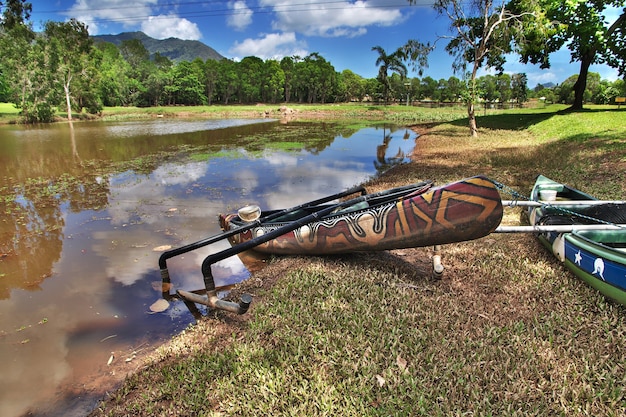 Le village des aborigènes d'Australie, Cairns