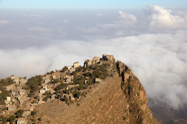 Village d'Al-Mahwit au Yémen