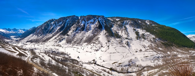 Village de Baqueira à Lérida Catalogne ski