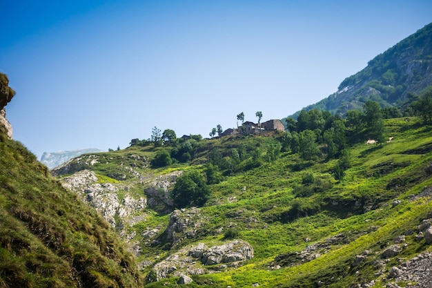 Village de Bulnes Picos de Europa Asturies Espagne