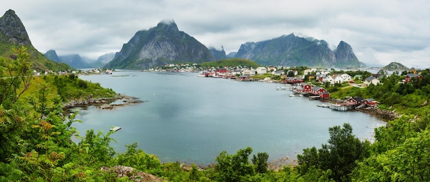 Village d'été Reine Lofoten Norvège