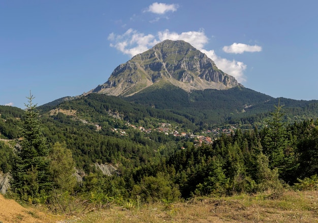 Village grec traditionnel Pramanta Épire Grèce