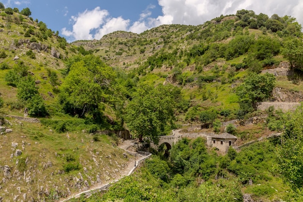 Village grec traditionnel Syrrako Épire Grèce