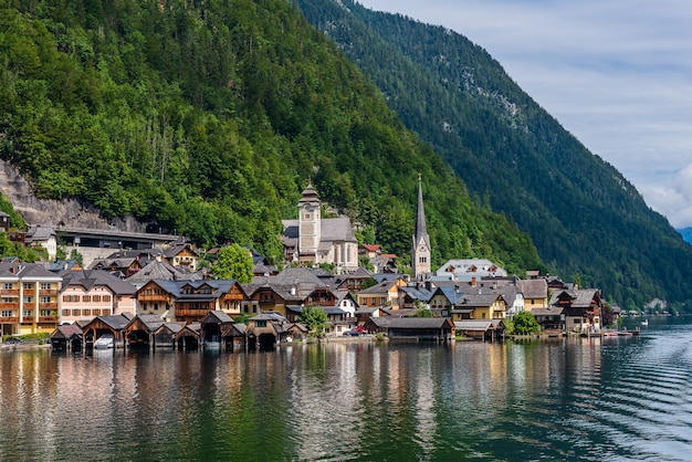 Photo village de hallstatt