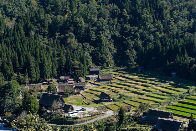 Village japonais à Shirakawa