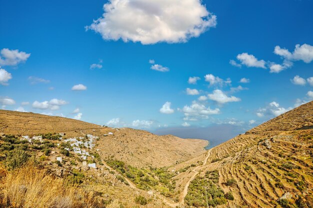 Village de Kallitsos à Serifos Grèce