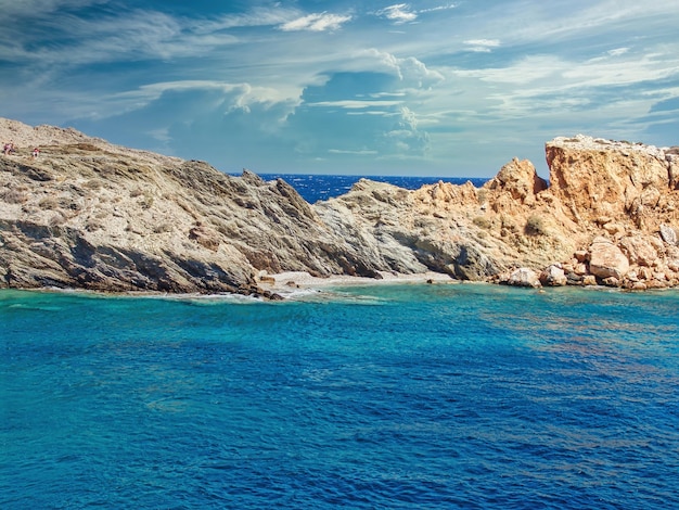 Village de Karavostasi à Folegandros Grèce