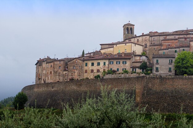 Village médiéval d'Anghiari en Toscane Italie