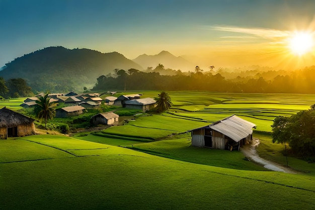 Un village à la montagne