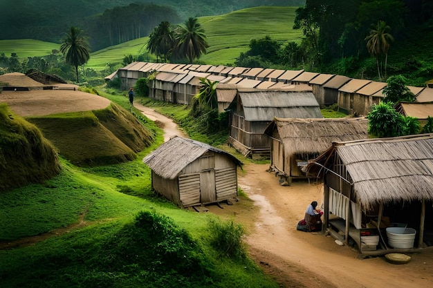 Un village à la montagne