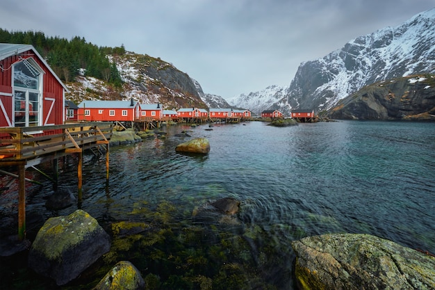 Village de pêcheurs de Nusfjord en Norvège