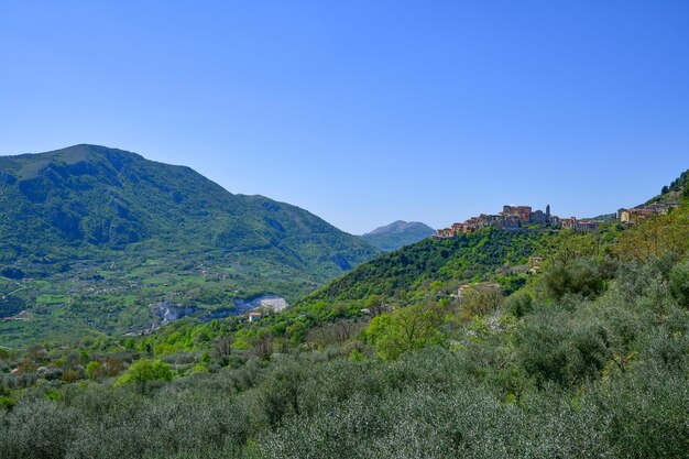 Photo le village de savoie en lucanie en basilicate, en italie